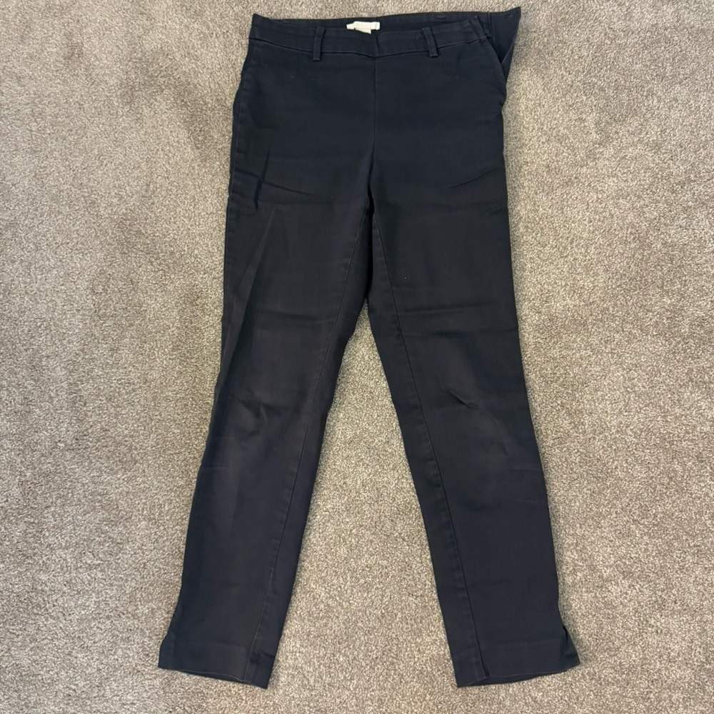 H&M Navy Slim Fit Trousers